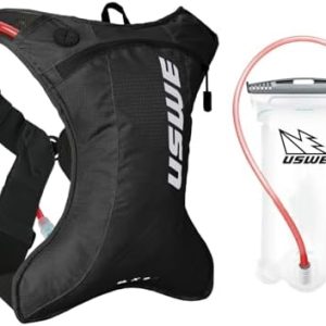 USWE Outlander Moto Hydration Pack, Running, Hiking Hydration Backpack with Water Bladder, Hydropack for Men and Women, Backpack Gear and Equipment for Cycling, MTB